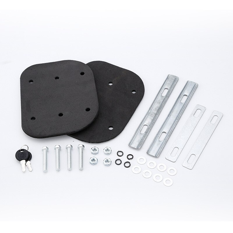 Stainless steel motorcycle trunk, electric vehicle trunk, thick screw fixed motorcycle trunk motorcycle storage box