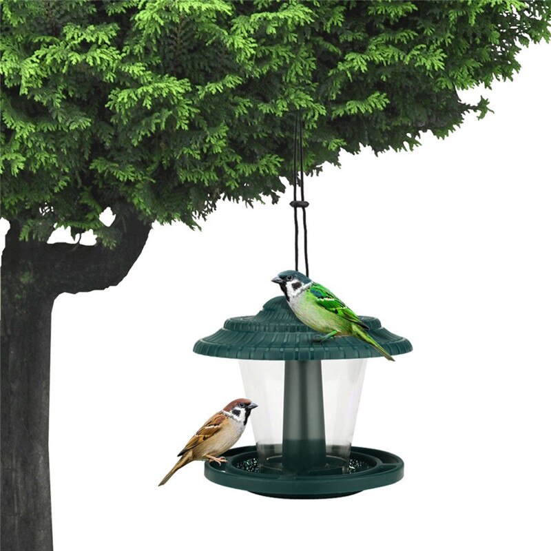 Automatische Vogel Feeder Wilde Vogel Feeder Opknoping Tuin Yard Buiten Decoratie Vogel Voedsel Distributeur Vogel Feeder
