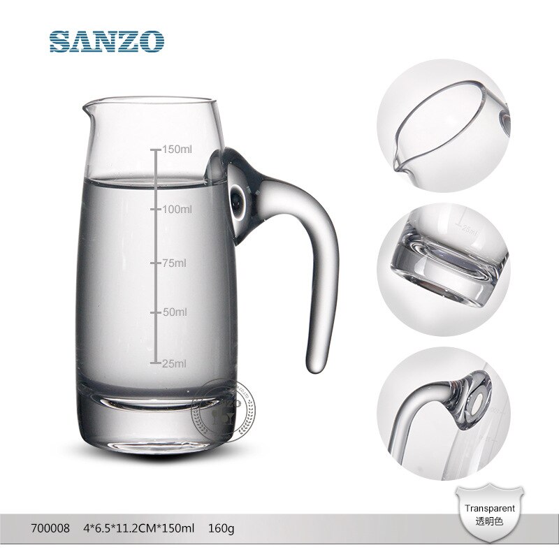 Lead-free crystal glass decanter spot white wine jug 70000X: 700008 150ml