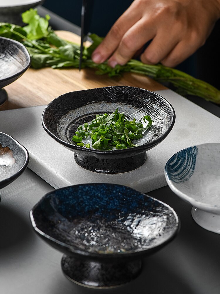 Japanese Plates Ceramic Pasta Dessert Restaurant Supplies Dinner Plate Kitchen Serving Platos De Cena Tableware DF50PZ