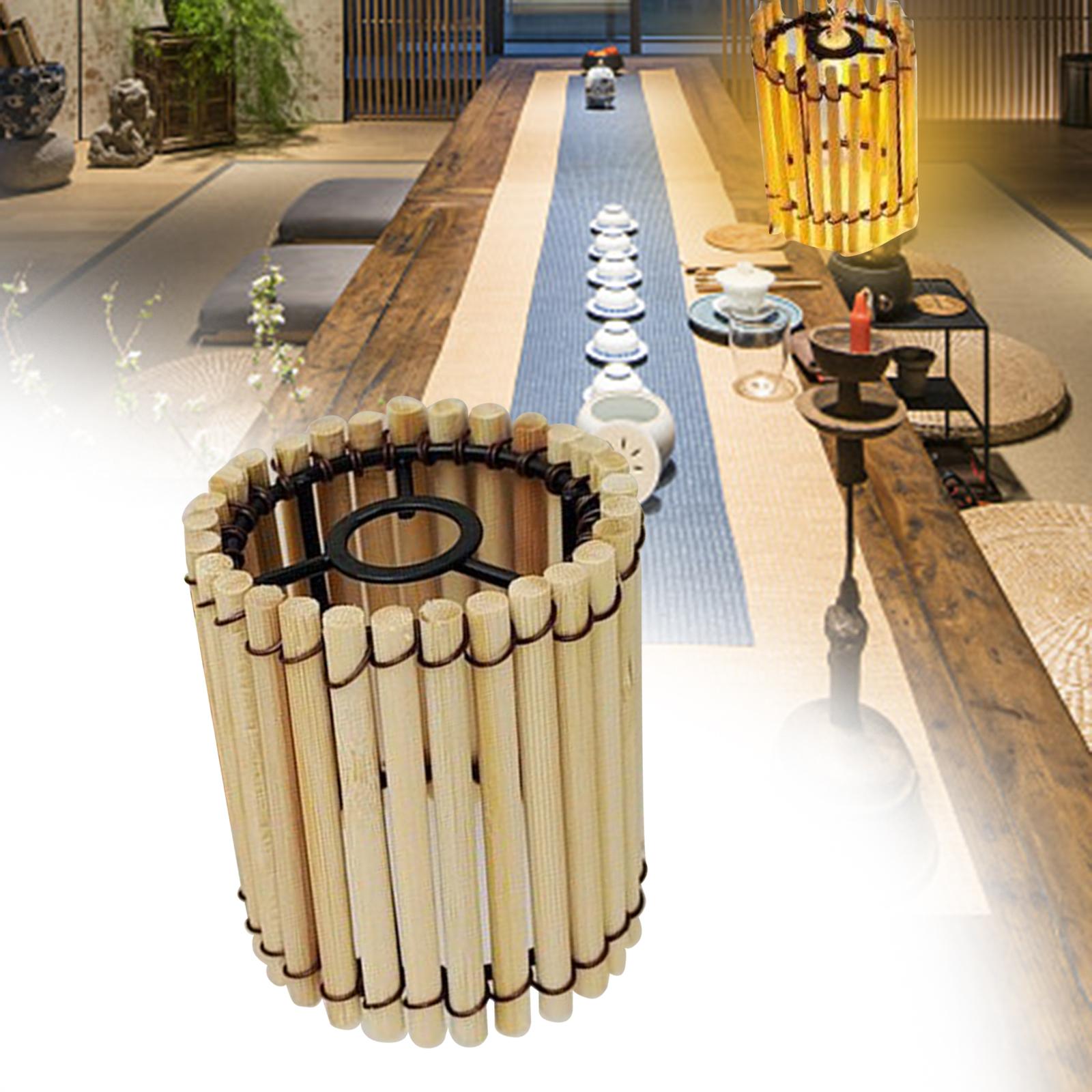 Hanglamp Deksel Lampenkap Rieten Licht Fixtrues Sfeer Lampenkap Vervangingen Voor Lampenkap Woonkamer Decor