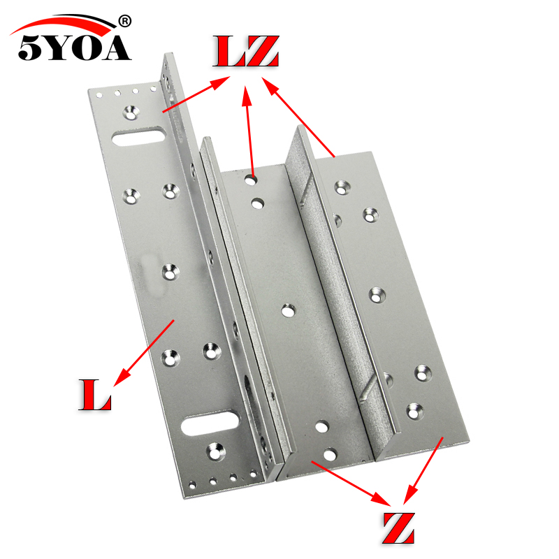 180/280/350/500kg z&l beslag magnetisk elektromagnetisk lås  lz 350 lbs indadgående dør med træ metaldør adgangskontrolsystem