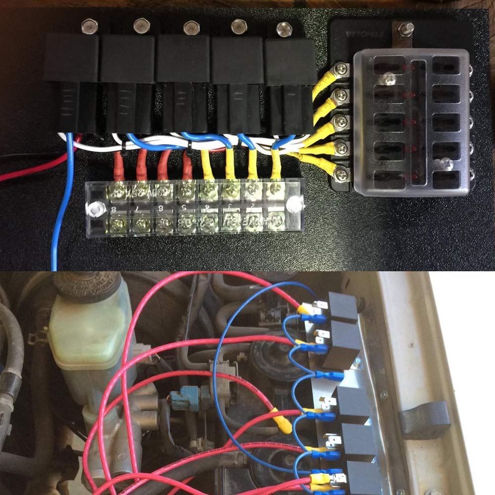 1200Pcs Crimp Connectors, Uyo Type Geïsoleerde Elektrische Connectors Set Inclusief Ring Bullet Spade Butt Splice En Piggy Back