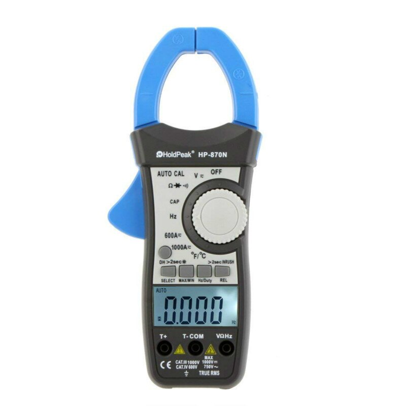 Multimeter fluke,smart ,smart,digital multimeter tester,electrical testers HoldPeak HP-870N Auto Range DC AC Digital Clamp Meter