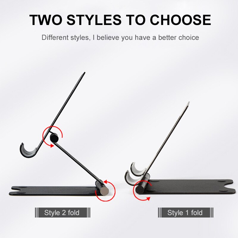 Double Folding Mobile Phone Stand Lazy Stand Desktop Universal Mobile Phone Tablet Stand Stand