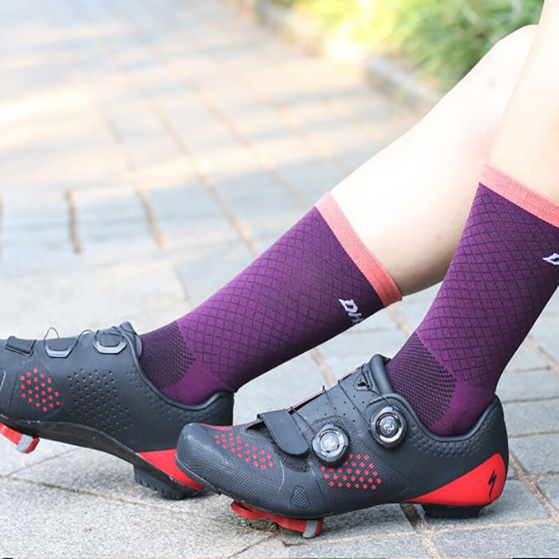 Lente Zomer Fietsen Sokken Professionele Running Compressie Sport Sokken Slijtvast Deodorant Zweet Sokken QTW013