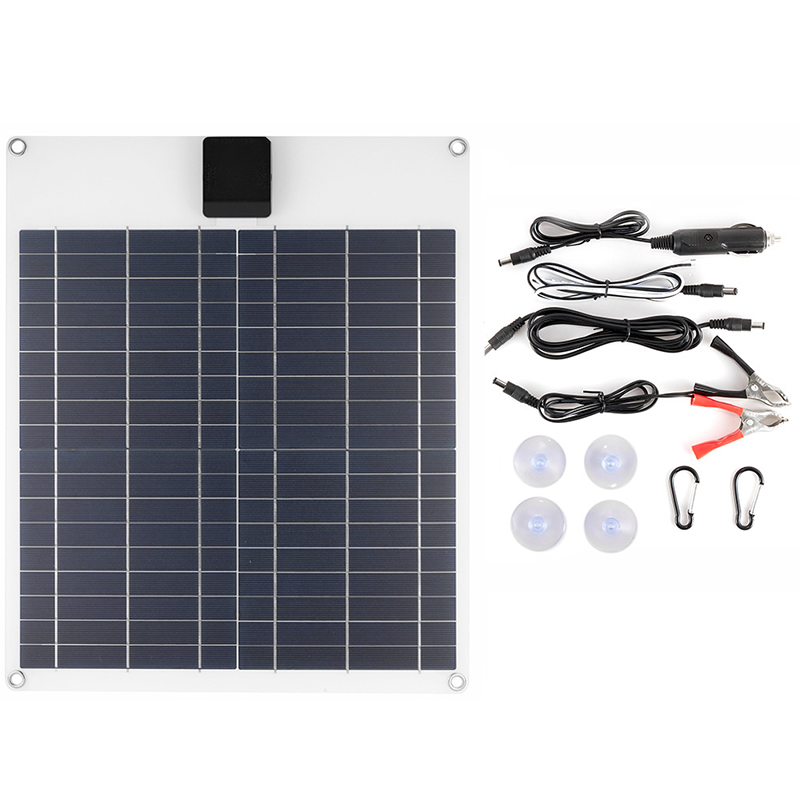 15W/18W 12V/18V Panel słoneczny + kabel do ładowania przenośna ładowarka USB 5V 2A ładowarka do baterii słonecznych do zewnętrznych telefonów komórkowych: Zielony Kamuflaż