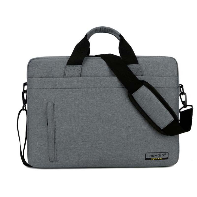 Laptop Bag 15.6 Inch Waterproof Notebook Bag For Women Men Computer Shoulder Crossbody Handbag Briefcase Bags For Documents: grey