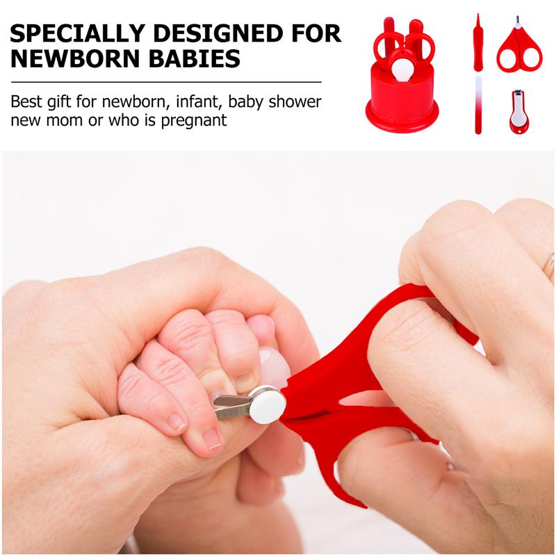 1 Set Draagbare Nail Trimmers Kit Nagelschaartje Clipper Nagelvijl Voor Baby Baby
