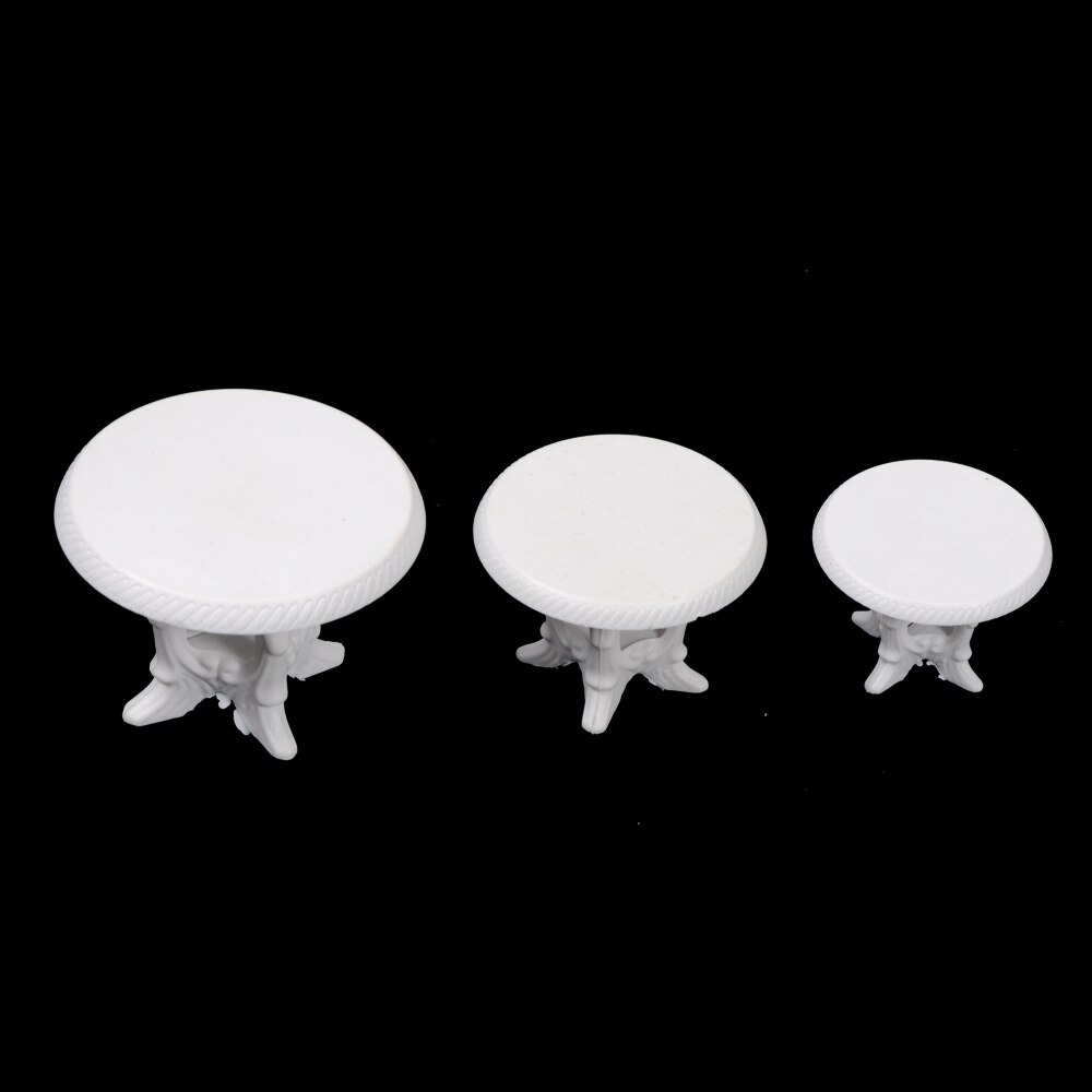 2pcs European Round Table/interior decoration ornaments making/building model/sandbox material/DIY toy accessories model