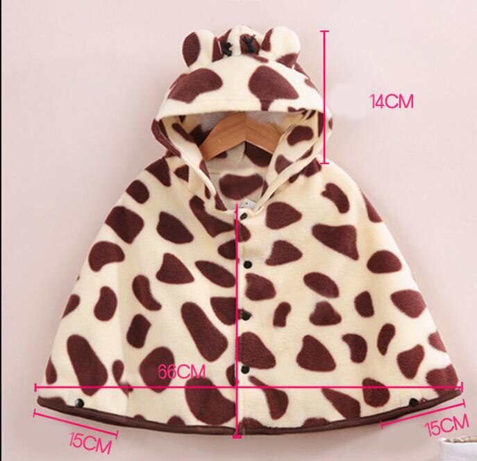 Babzapleume Lente Herfst Gratis Grootte Pasgeboren Mantel Baby Jongens Meisjes Jas Cartoon Leuke Fleece Hooded Bovenkleding Baby Jas BC1647-1