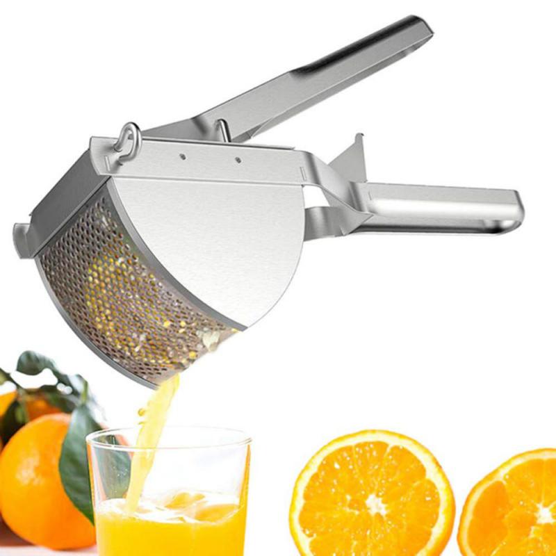Manuelle Kartoffel Ricer Multifunktionale Edelstahl Kartoffel Apfel Stampfer Zitrone Ricer Stampfer Lebensmittel Obst Gemüse Entsafter Haushalt
