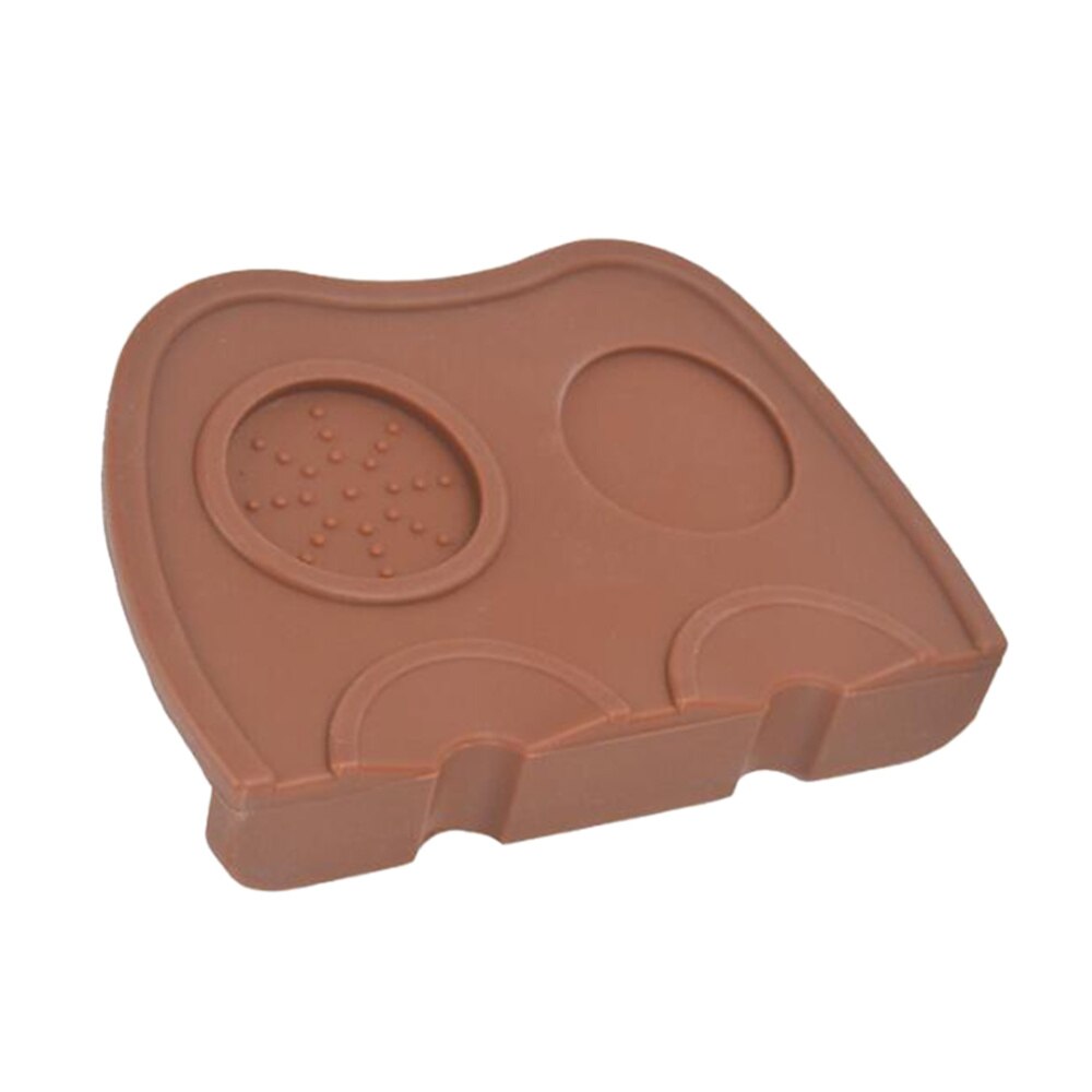 1pc anti-slip siliconen tamper pad hoek tamper mat koffie pad koffie mat voor thuis: Koffie