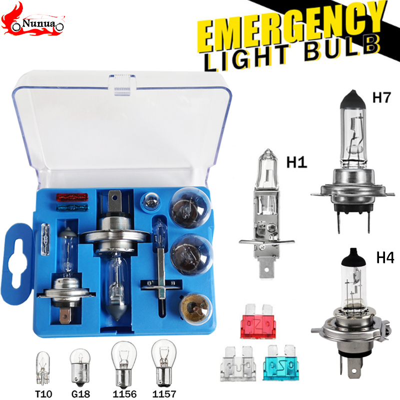Auto Notfall Lampe T8,5 T10 G18 H1 H4 H7 Nebel Licht Drehen Lampe Scheinwerfer Birne BA15S BAU15S Bucht15D Auto Halogen Ersatz Licht SICHERUNG: Kristallblau