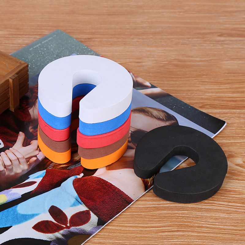 4 Pcs/lot Kid U Shape Finger Pinched Guard Baby Safety Protection Doors Foam Door Stopper Finger Protectors
