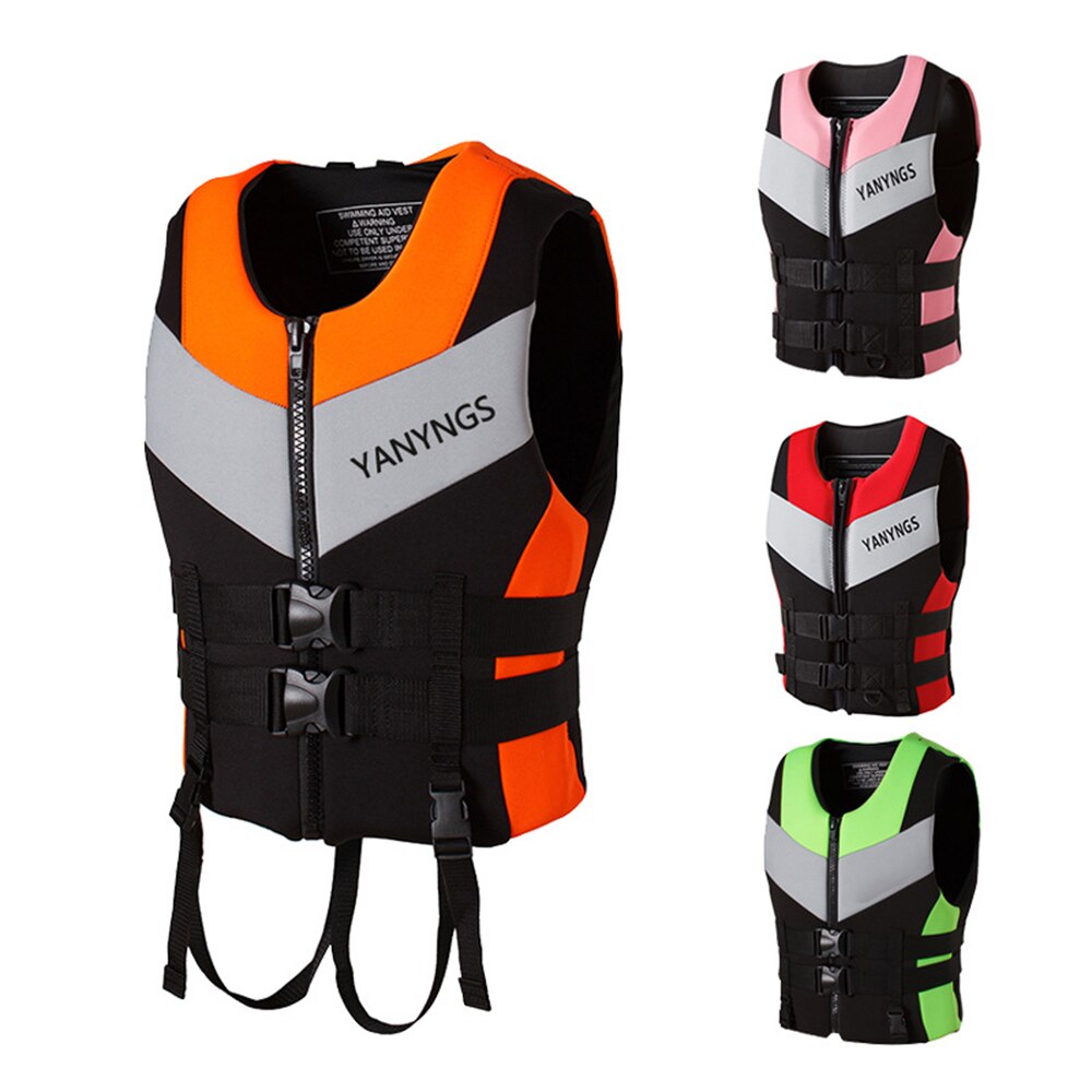 Neoprene Life Jacket fishing vest Water Ski Vest Kayaking Boating Swimming Drifting water sports adult children life vest