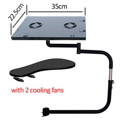 D-mount OK031 Multifunctional Full Motion square Keyboard Support Laptop Desk Holder Mouse Pad Stainless steel 20kg: OK 011B