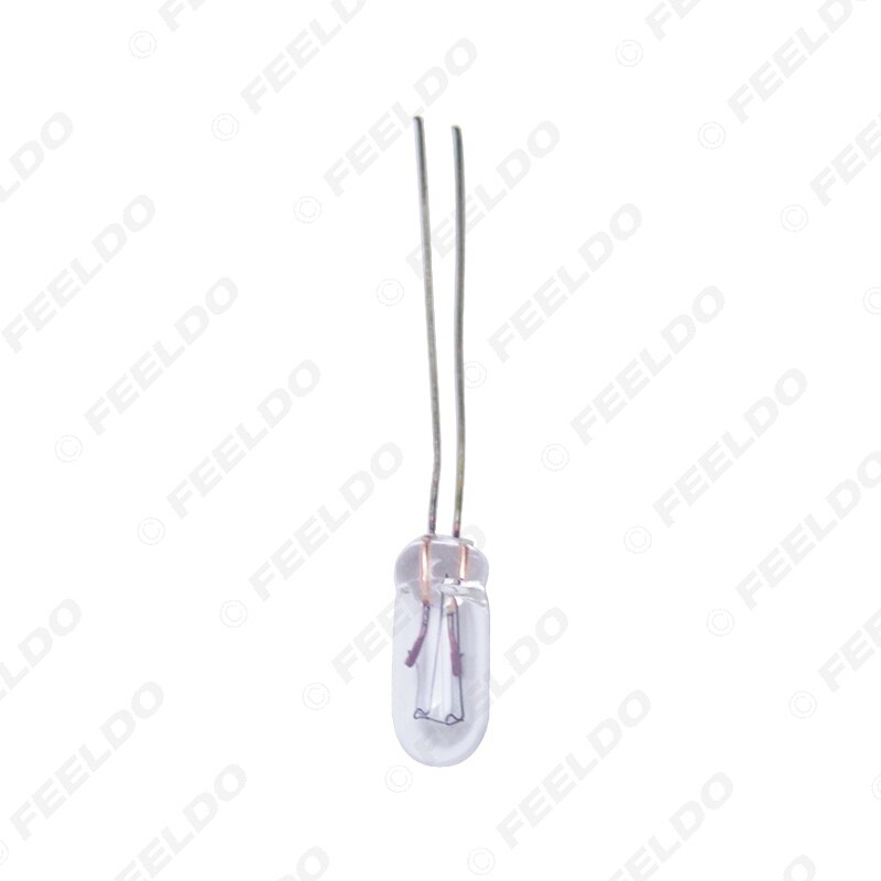 FEELDO 10pcs Car T4 12V 1W Halogen Bulb External Halogen Lamp Replacement Dashboard Bulb Light #MX2696