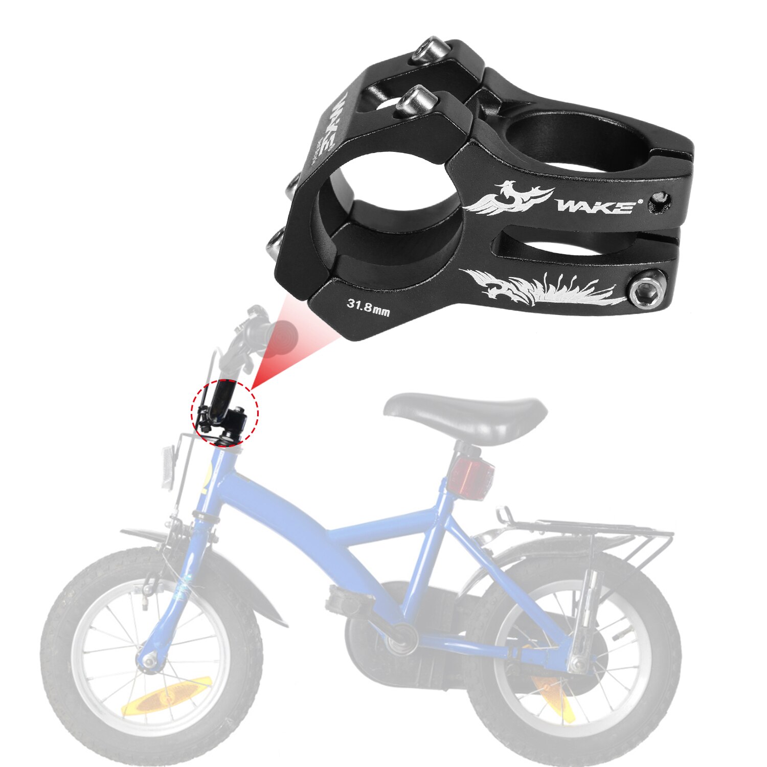 Fahrrad Vorbau 22,2mm 25,4mm 31,8mm Aluminium Legierung Fahrrad Stengel Hohe-festigkeit Cnc-gefräste Fahrrad Stengel Berg Straße Lenker Stemr