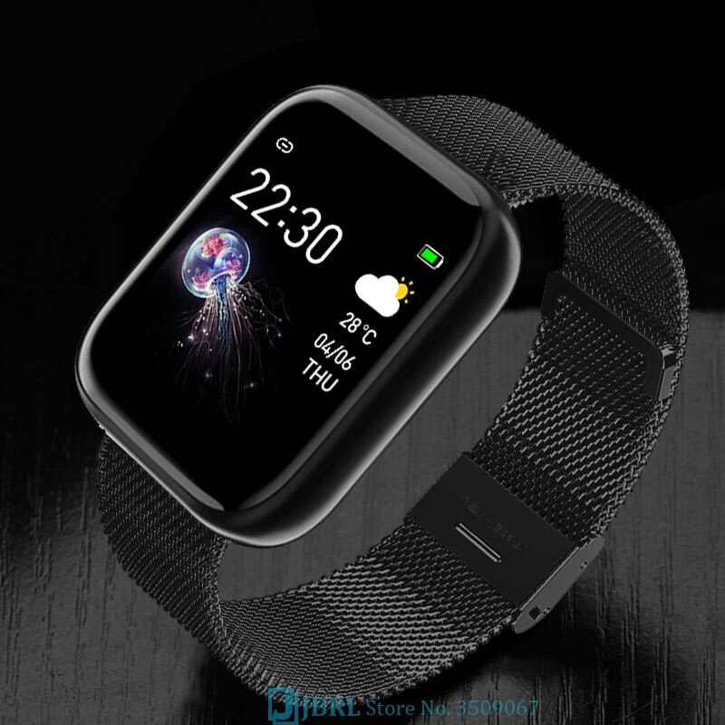 Sport aimant bracelet montre numérique pour femme hd montre-bracelet hommes led étanche montre de téléphone fréquence cardiaque horloge numérique Android IOS
