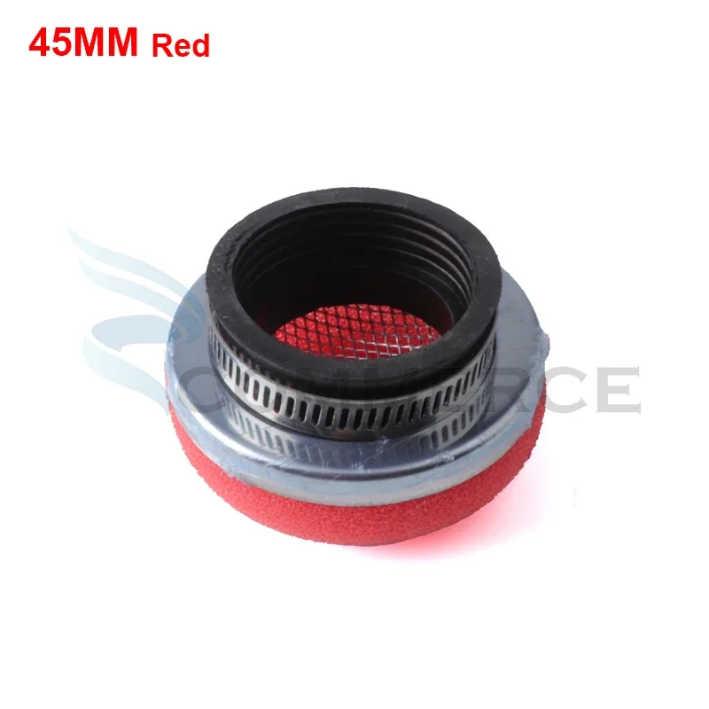Esponja limpiadora de filtro de aire de espuma recta para motocicleta, 28/32/35/38/42/45/50/54/58MM, para motor de 2 tiempos, bicicleta de bolsillo, Mini Moto Scooter: YELLOW