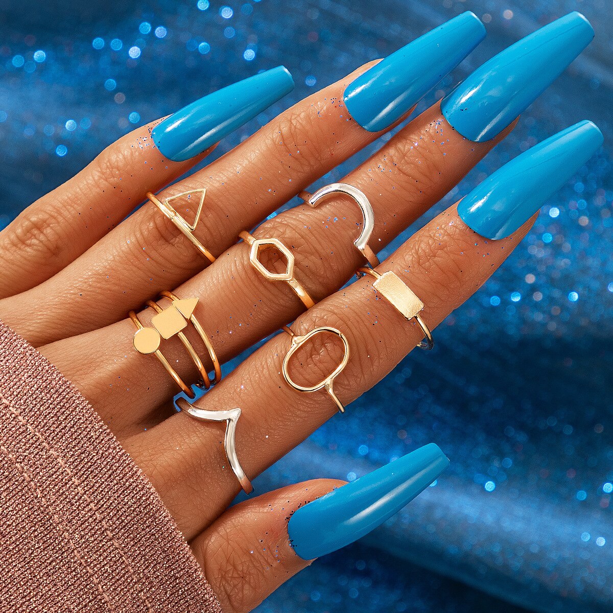 matching rings for women gold plated jewelry snake ring set anillo bague femme anillos slytherin emo accessories: 2