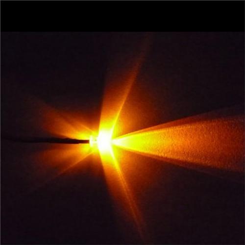 10Pcs 20cm 3mm/5mm LED Lamp Cable Bulb Pre-wired DC Emitting Diode Light Red/Green/Blue/RGB 5V 12V Voltage Lamp Cable: 5mm Yellow