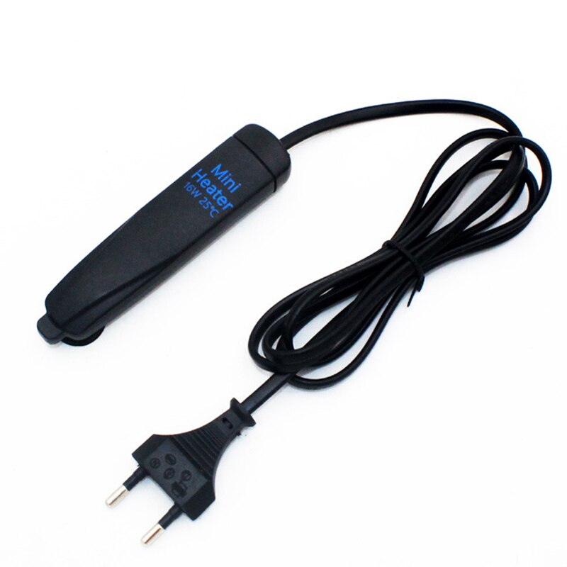 Ue plug aquário aquecedor submersível 8 w tanque de peixes ajustável aquecedor de água haste controle temperatura suprimentos ferramenta: Default Title