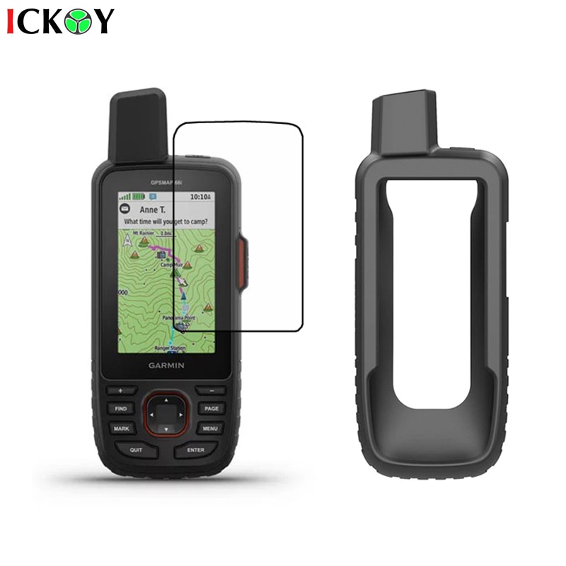 Protect Protective Silicone Case for Garmin GPSMAP 66i Handheld GPS Accessories with Screen Protector