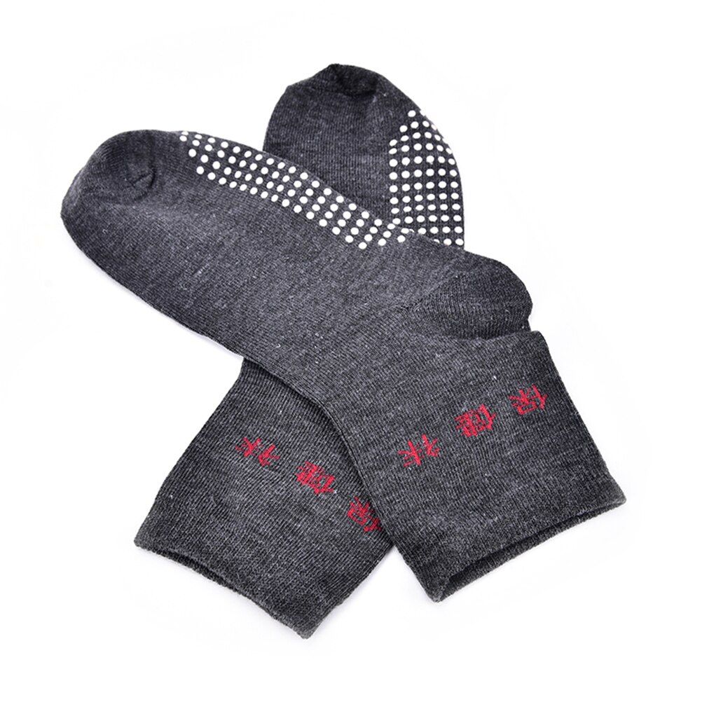 1 paar automatische warmte enkelmassage sokken voetmassage apparaat verre infrarood anti-koude toermalijn sportsokken