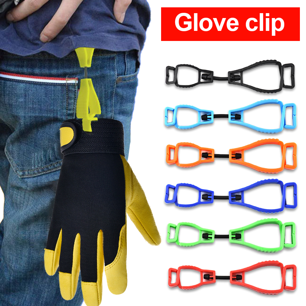 Glove Clip Hanger Safety Glove Holder Plastic Working Gloves Clips Work Clamp Safety Work Gloves Guard Multifunctional Tool