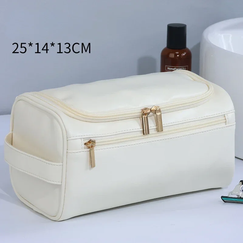 Mannen Vintage Luxe Toilettas Reizen Noodzakelijk Zakelijk Cosmetische Make-up Cases Mannelijke Hangende Organizer Waszakken: Blauw