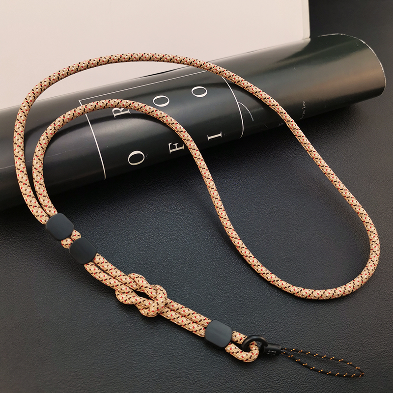 Lanyard Mobiele telefoon Pols Handriem Koord om het mobiele touw op te hangen voor mobiele smartphone Schouder Telefoonketting Sleutelriem voor iPhone: Rose Gold