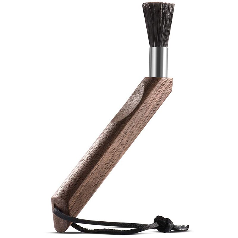 YO-Coffee Machine Cleaning Brush Coffee Grinder Brush Handle with Lanyard Storage Bag, Home Kitchen