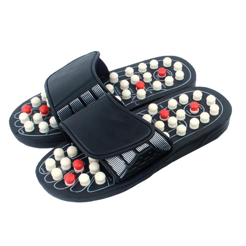 1 Paar Antislip Voet Massage Slippers Acupunt Massage Sandaal Reflexologie Sandalen Voet Massager Schoenen Voor Vrouwen Mannen Ouderen