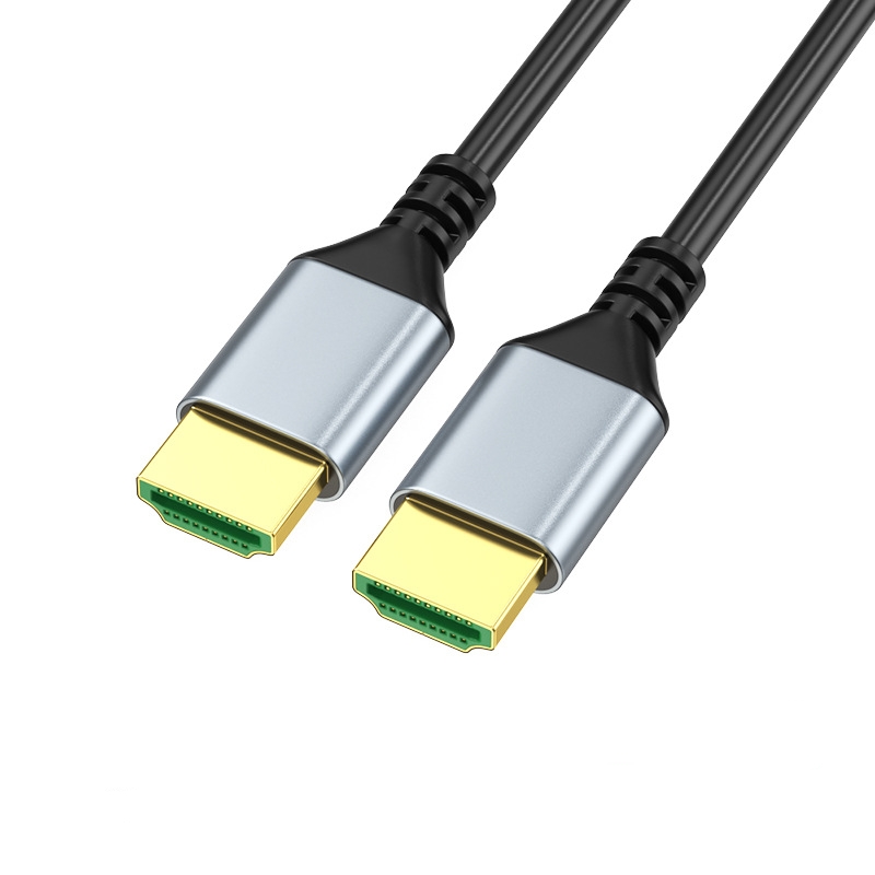 90 Degree HDMI 2.1 Cable Up/Down/Left/Right Angle 8K60Hz 4K120Hz EARC HDCP 3D HDR Ultra-thin Display Cord for Laptop PC Monitor: black / <=0.5m