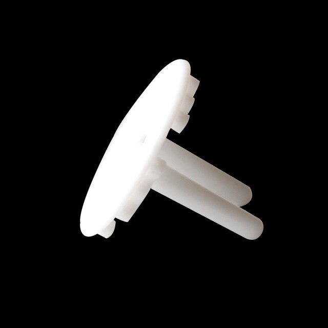 10Pcs Eu Stopcontact Stopcontact Kids Security Guard Bescherming Anti Elektrische Shock Stekkers Protector Cover Veiligheid Baby: ivory white