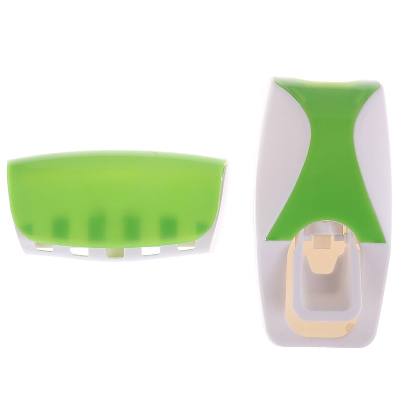 Automatische tandpasta dispenser tandenborstelhouder badkamerproducten wandmontage rek badset tandpasta knijpers