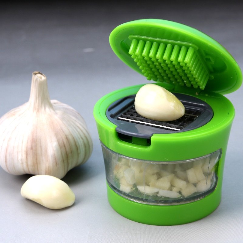 Garlic Grater ABS Stainless Steel Mini Garlic Press Shredder Portable Garlic Crusher Grater For Vegetables Kitchen Accessories