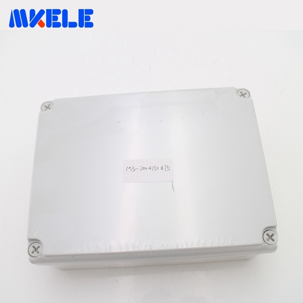 Outdoor Electrical Junction Box DIY Cable Connector Plastic Junction Box Cover Waterproof Electrical Enclosures Plastic Case