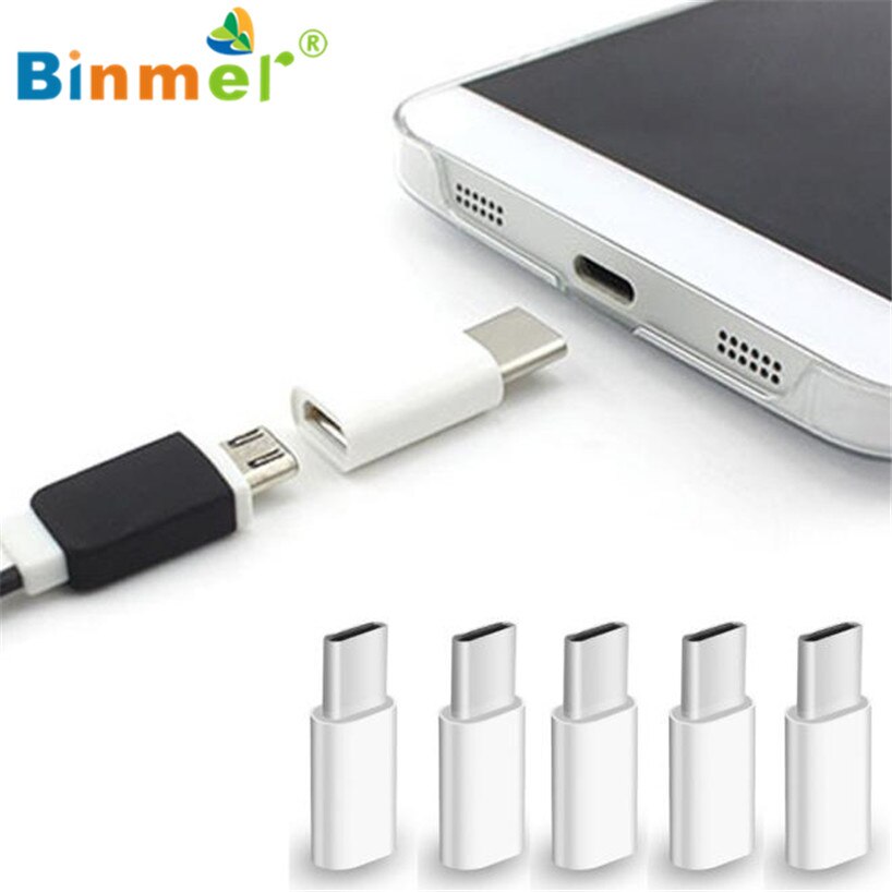 Binmer Gratis bezorging Micro USB naar USB 3.1 Type-C USB Data Adapter voor Oneplus Twee 2 12 ''MacBook USB Adapter September 12