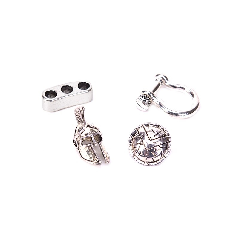 Armband accessoires survival paraplu touw kralen metalen bedels voor doe-het-zelf hanger gesp voor paraplu touw lanyards: Sv