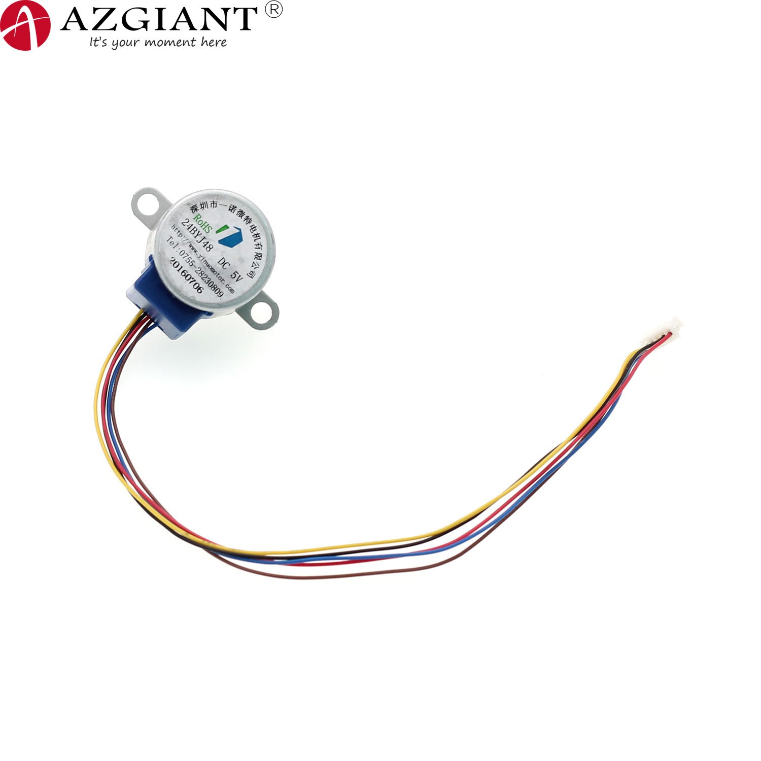 24BYJ48 stepping motor 4 phase 5 line stepper motor DC 5V slow speed micro stepper motor