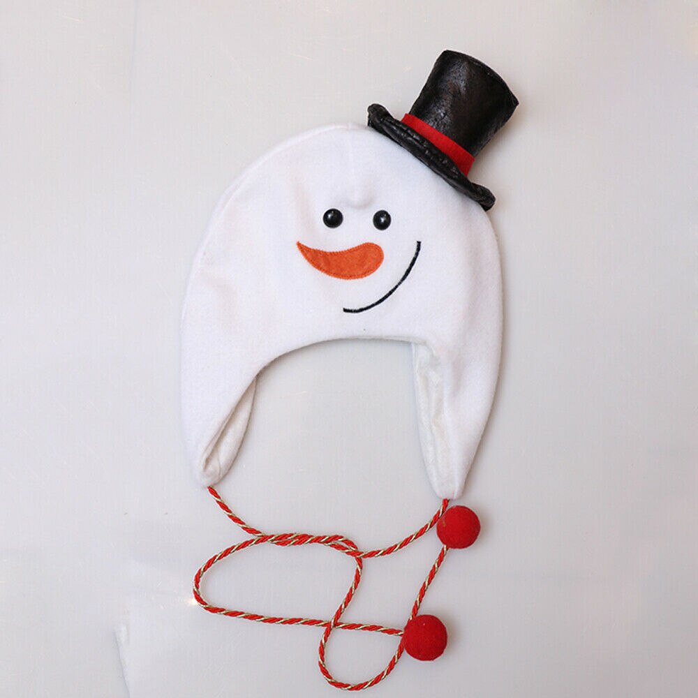 Casquette de noël unisexe bébé | Chapeau de père noël de famille, rouge et blanc, en peluche, pour fête de noël, Costume, , bricolage: B
