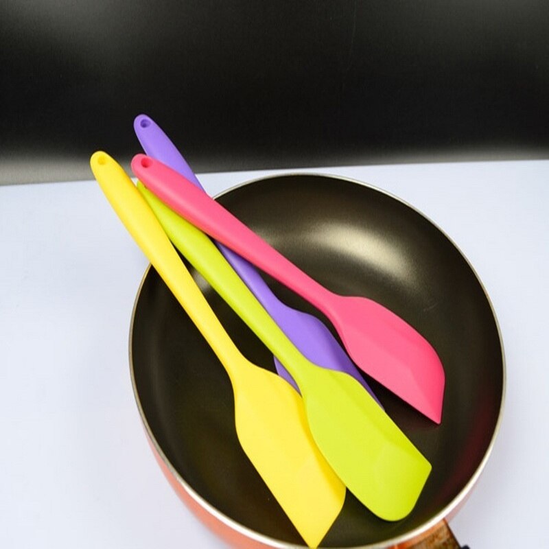 Silicone Spatula Baking Spatula Mixing Pastry Scraper Non Stick Butter Jar Blender Cooking Spatula Kitchen Baking Accessories1Pc