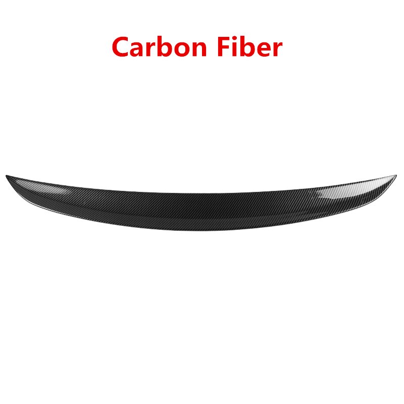 Zwart/Carbon Fiber Kofferbak Spoiler Lip Voor Mercedes Benz A-klasse W177 -2024 A180 A160 A200 a220 A250 A45 A35 Hatchback: Carbon Fiber