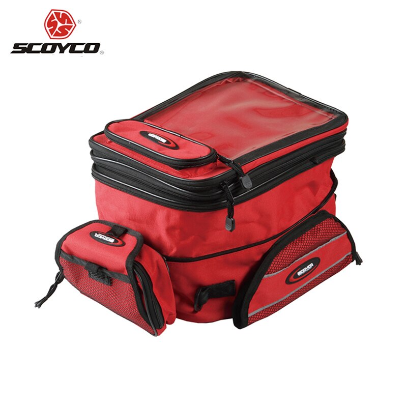 SCOYCO 100% Original universal Motorcycle motorcross oil tank bag waterproof luggage bag motorbike magnetic bag fuel tank bag