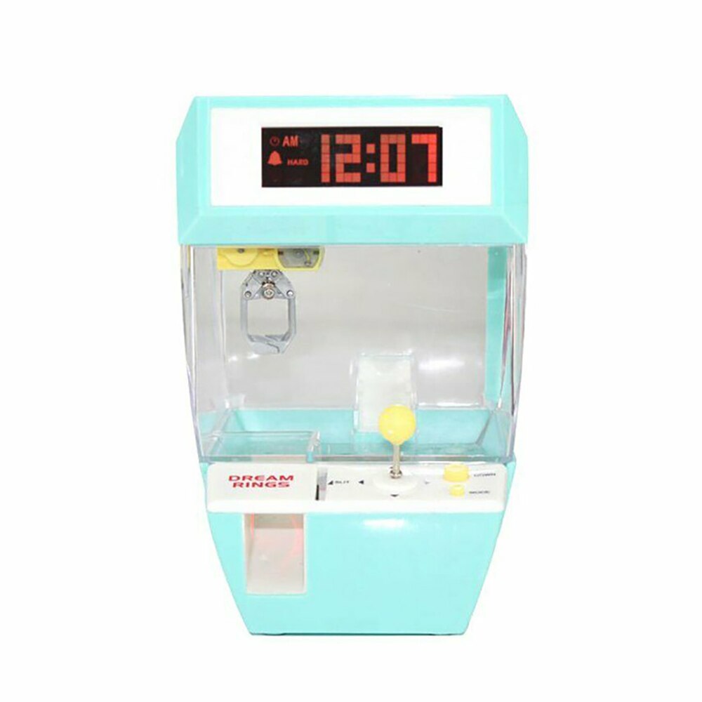 Grappige Kinderen Kids Coin Operated Games Mini Klauw Opknoping Pop Machine Poppen Vangen Speelgoed Kraan Machines Snoep Wekker Game: Dolls CATCHER A