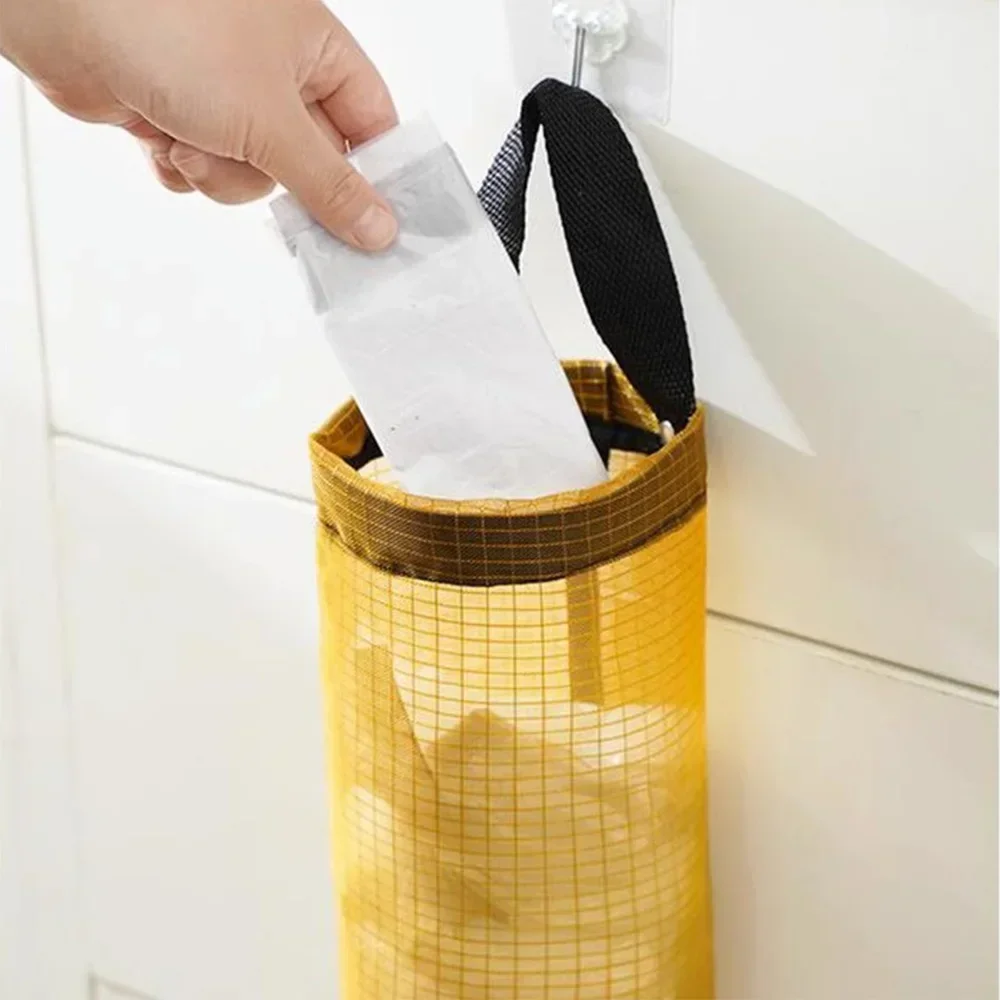 1-3PCS Garbage Bag Storage Kitchen Garbage Organizer Plastic Bag Holder Organizing Hanging Garbage Collection Storage Bag