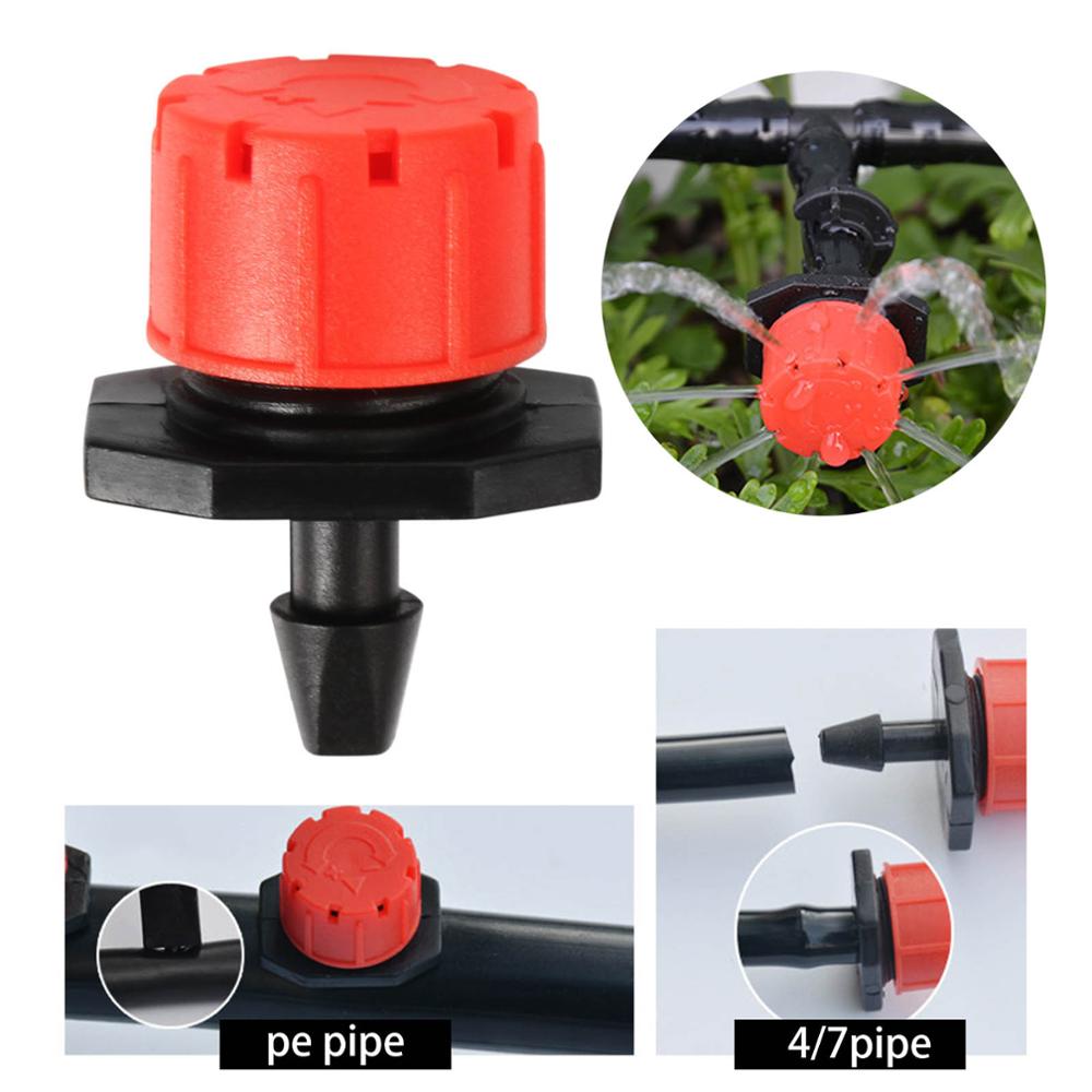 Greenhouse Garden Watering Irrigation System Drippers Red Micro Drip Irrigation Watering Emitter Garden Supplies